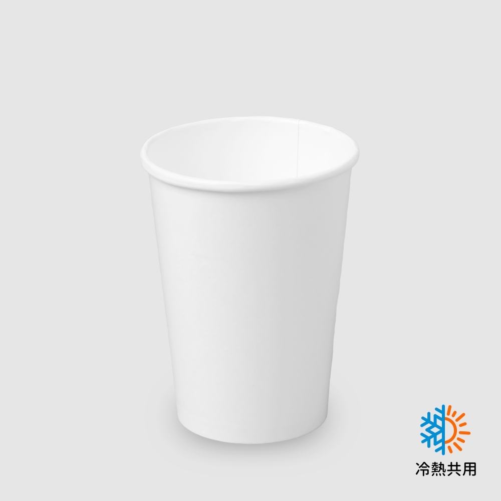 冷熱共用飲料杯 400cc 白色