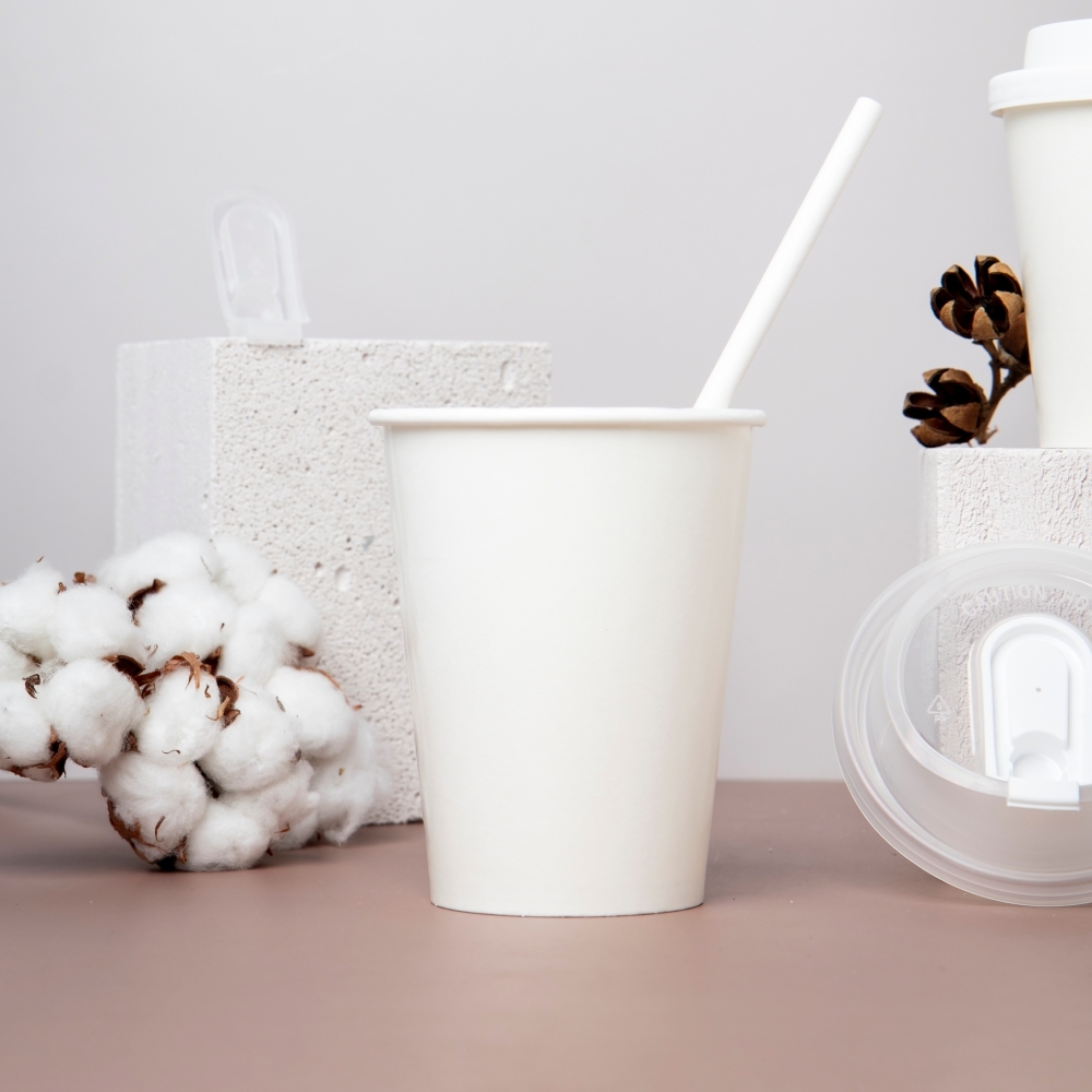 冷熱共用飲料杯 400cc 白色