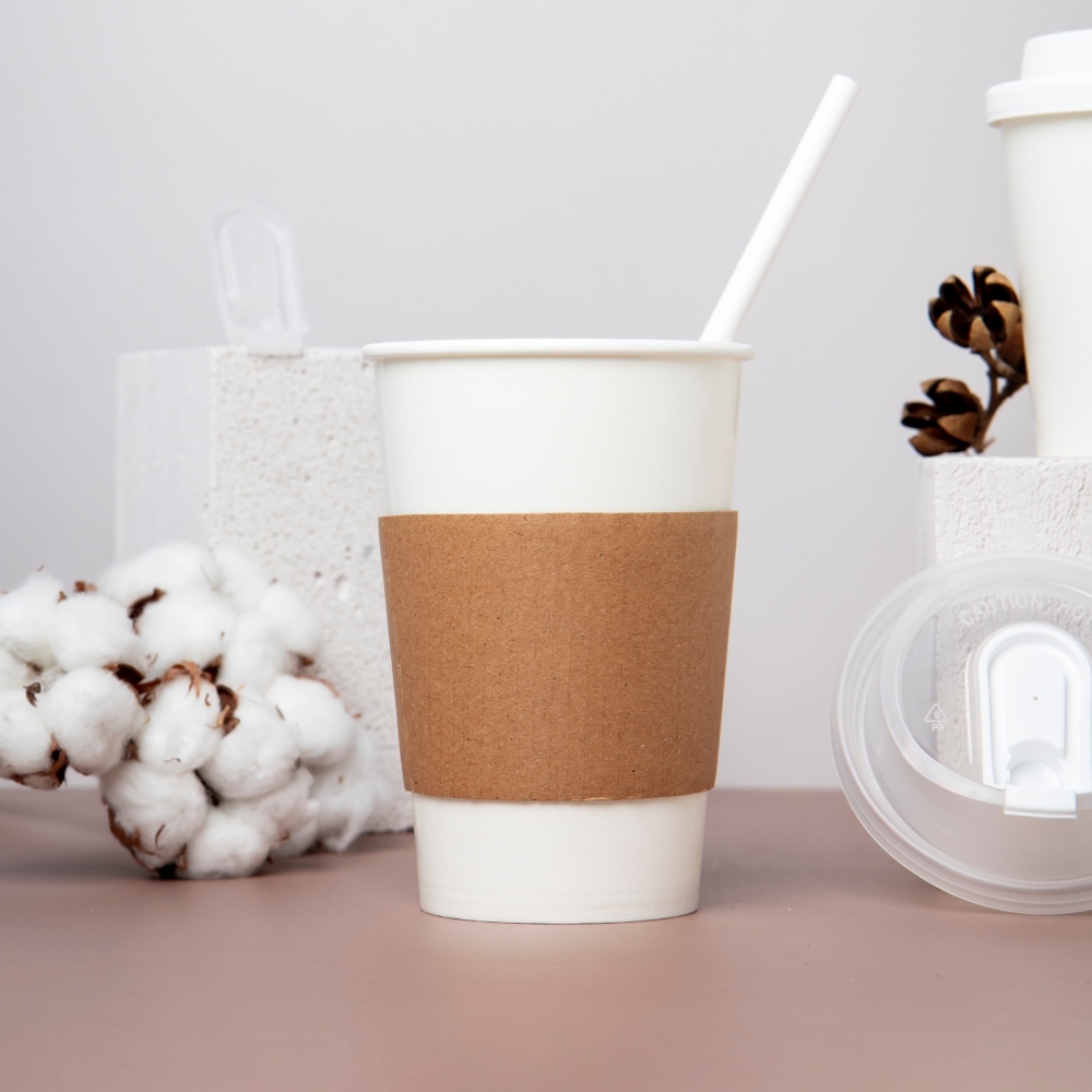 冷熱共用飲料杯 500cc 白色