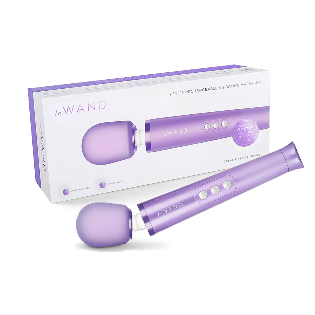 Le Wand Petite 充電式小型震動AV棒 (玫瑰金/紫色)
