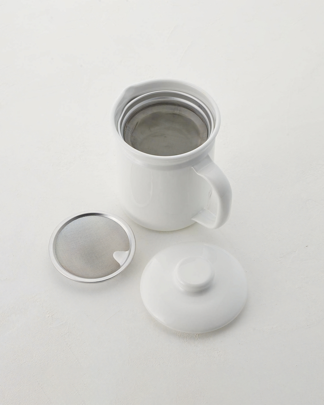 琺瑯 雙濾網濾油壺 1L | Daiichi Aluminum