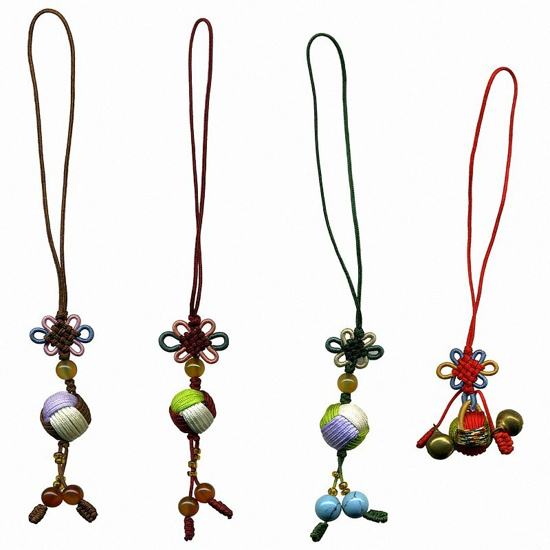 中國結手工編織吊飾│幸運球│手作吊飾 包包掛飾 多種顏色選擇