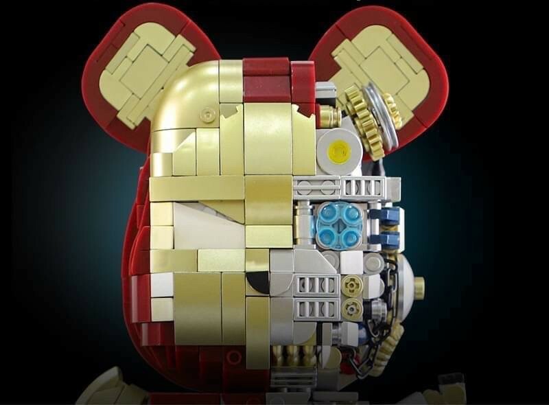 B@ERBRICK x Wangao x Bear Robot IRON MAN 萬高積木 機械鋼鐵熊 第四代鋼鐵人 正版授權