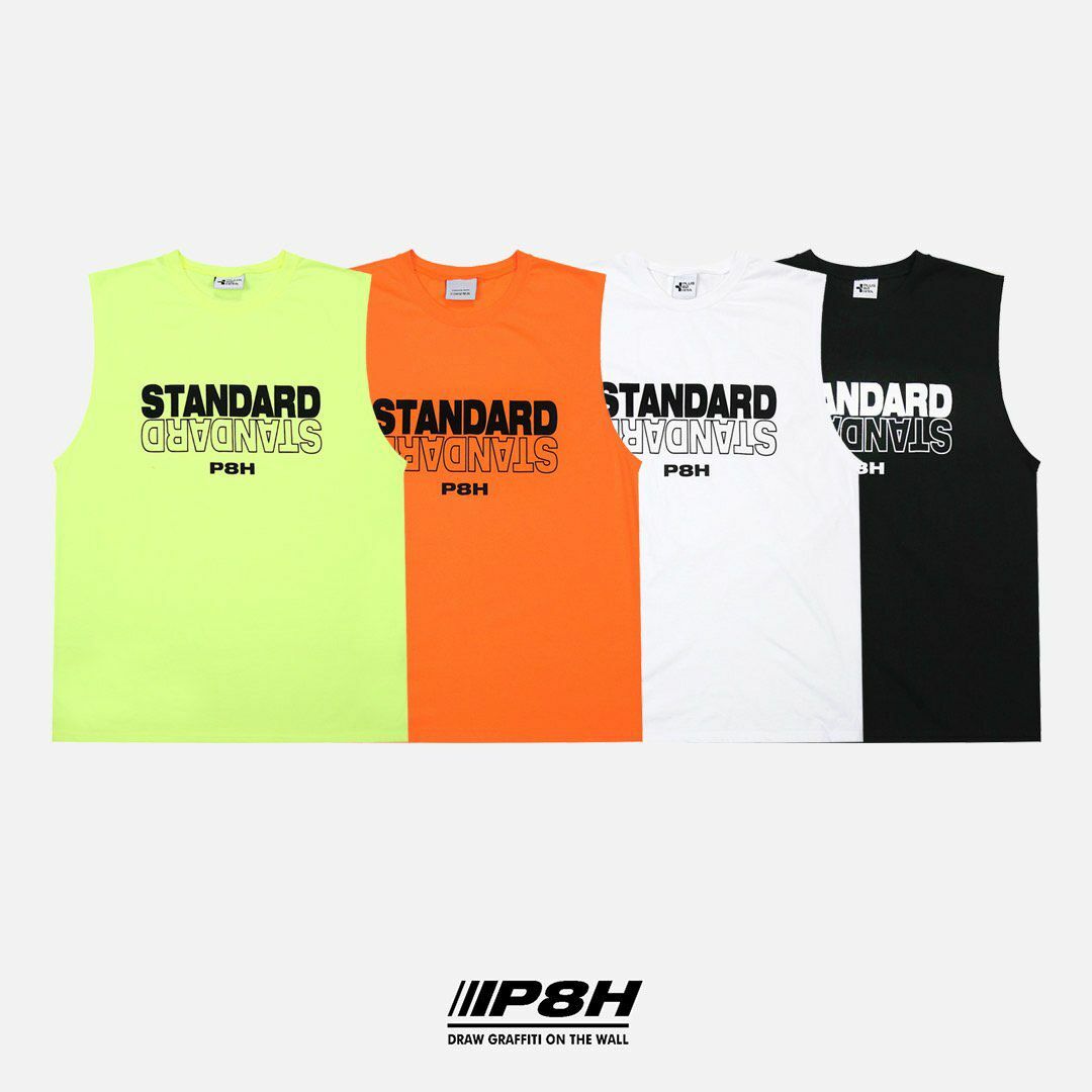 英文字背心 PLUS82HIYA-011V