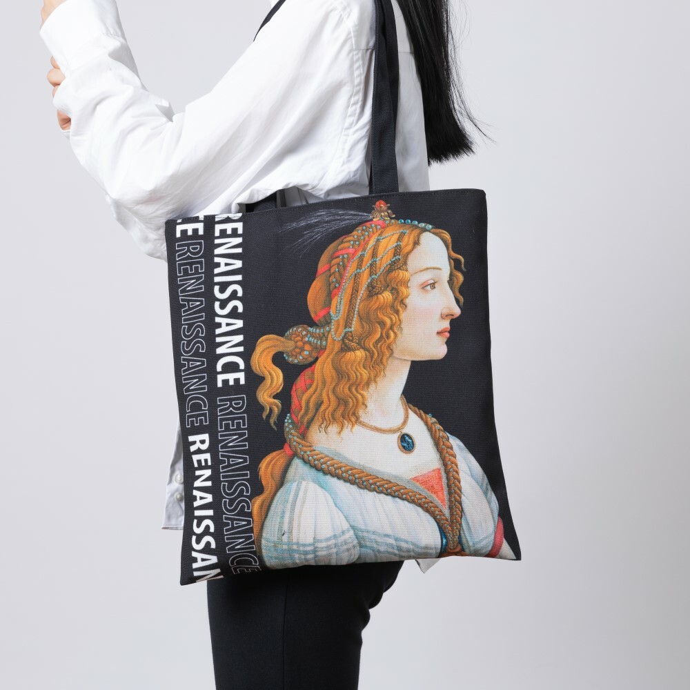 藝術經典背袋｜波堤且利《年輕女子》