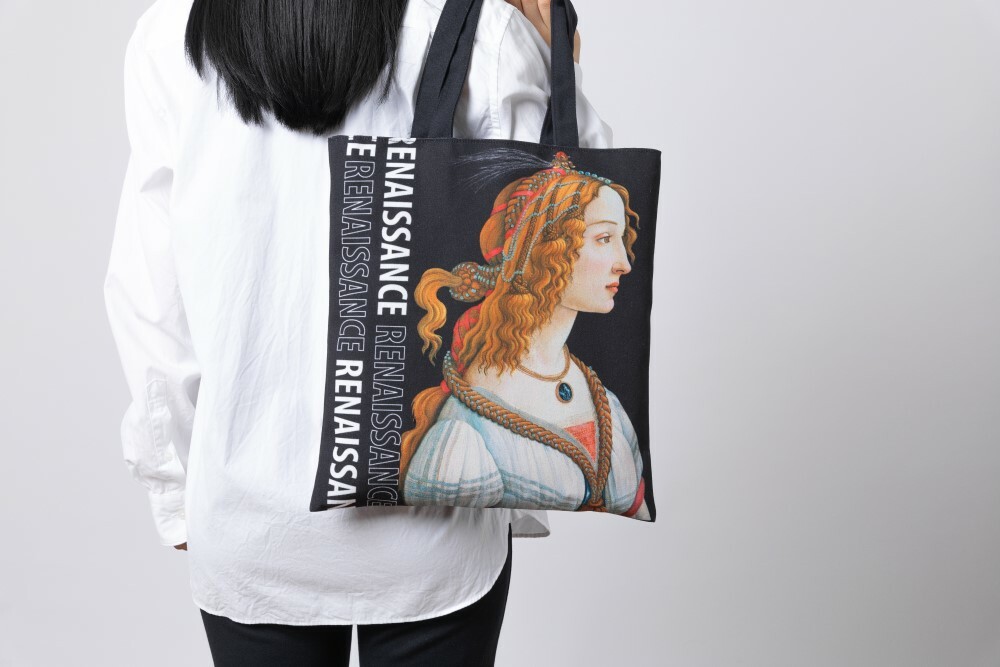 藝術經典背袋｜波堤且利《年輕女子》