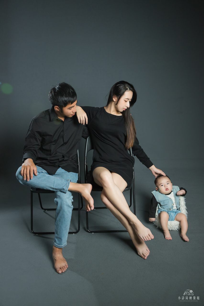 黑色系全家福裝