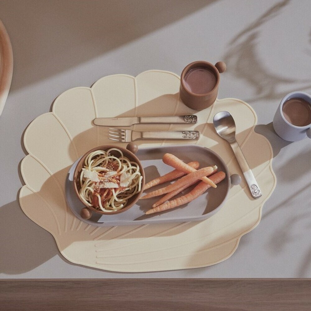 OYOY 動物不鏽鋼餐具組 / 霧面銀