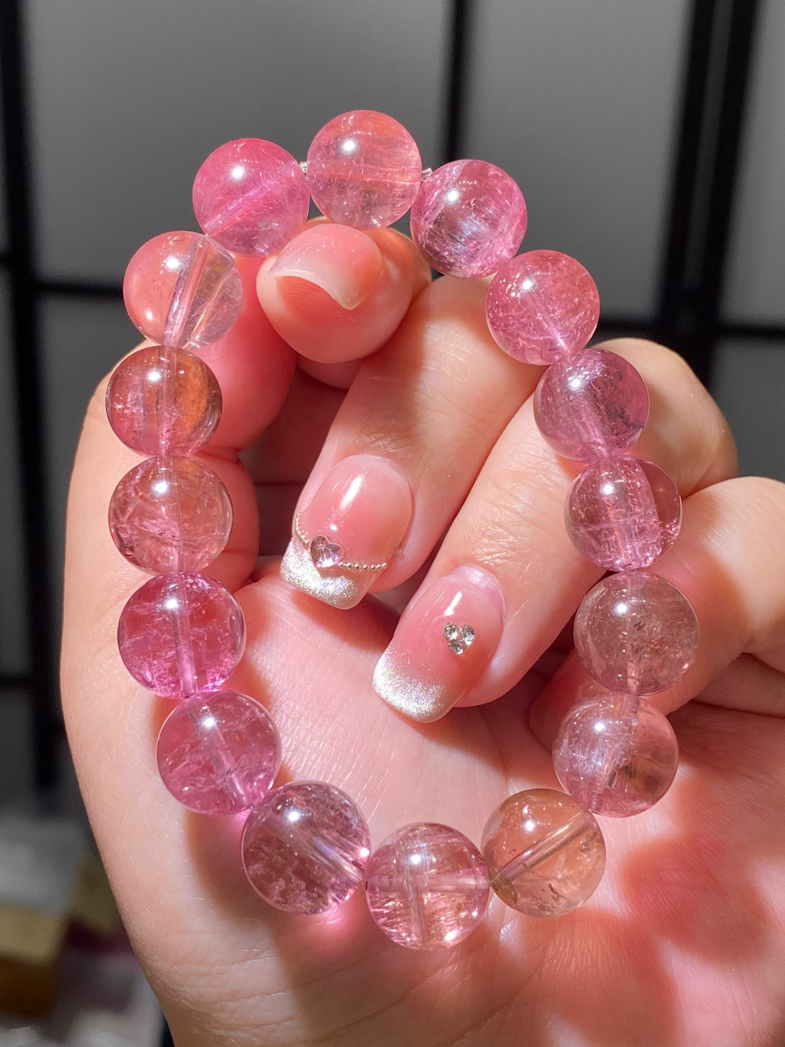 收藏級玻璃體特級粉紅碧璽