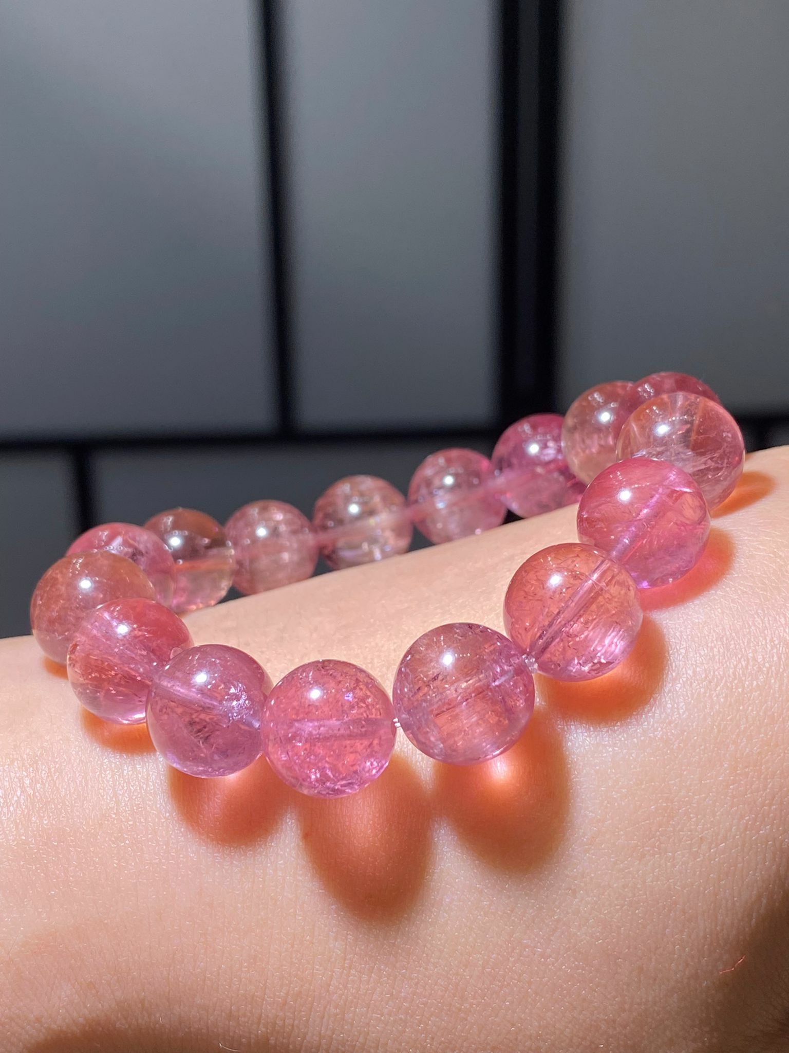 收藏級玻璃體特級粉紅碧璽