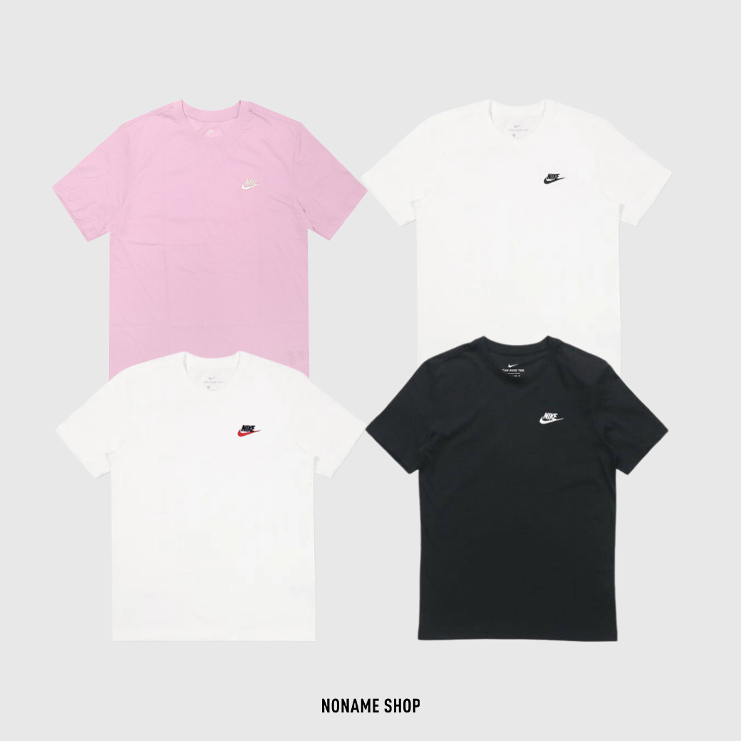 NIKE NSW 刺繡 字勾 基本款 LOGO 休閒 短袖 四色 (男款)