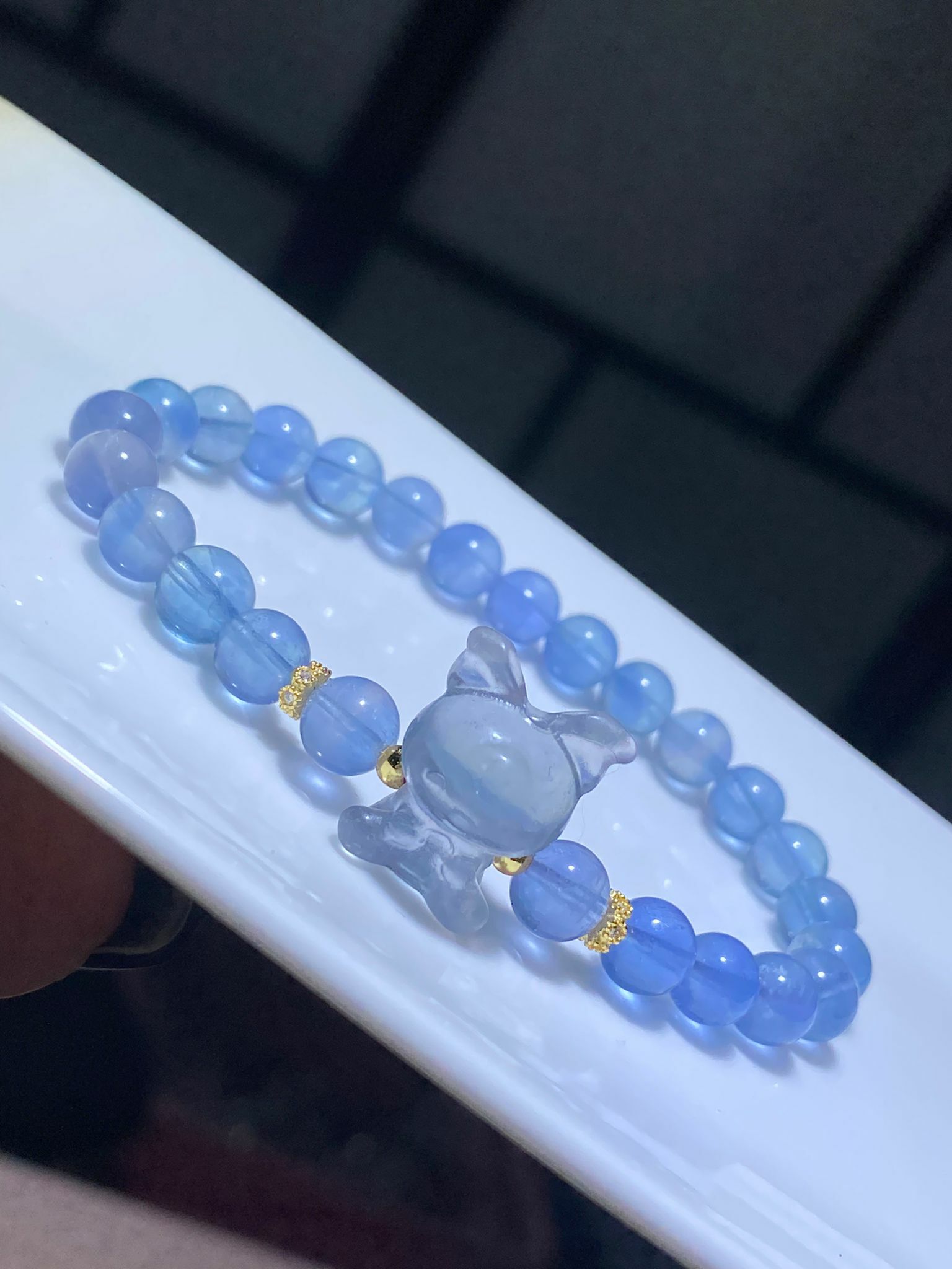 藍螢石配KUROMI DIY