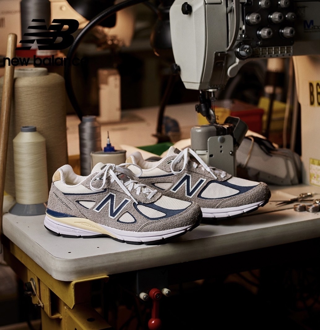 【APAIR】現貨 New Balance 990v4 MiUSA Grey Day 灰藍 U990TA4
