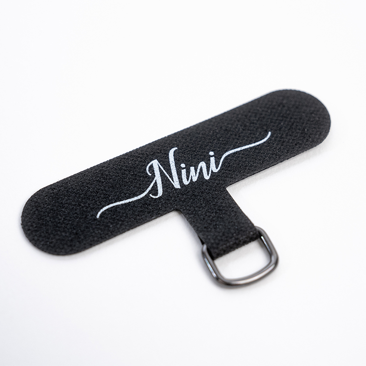 手機掛繩夾片 - (黑色墊片) 妳的姓名