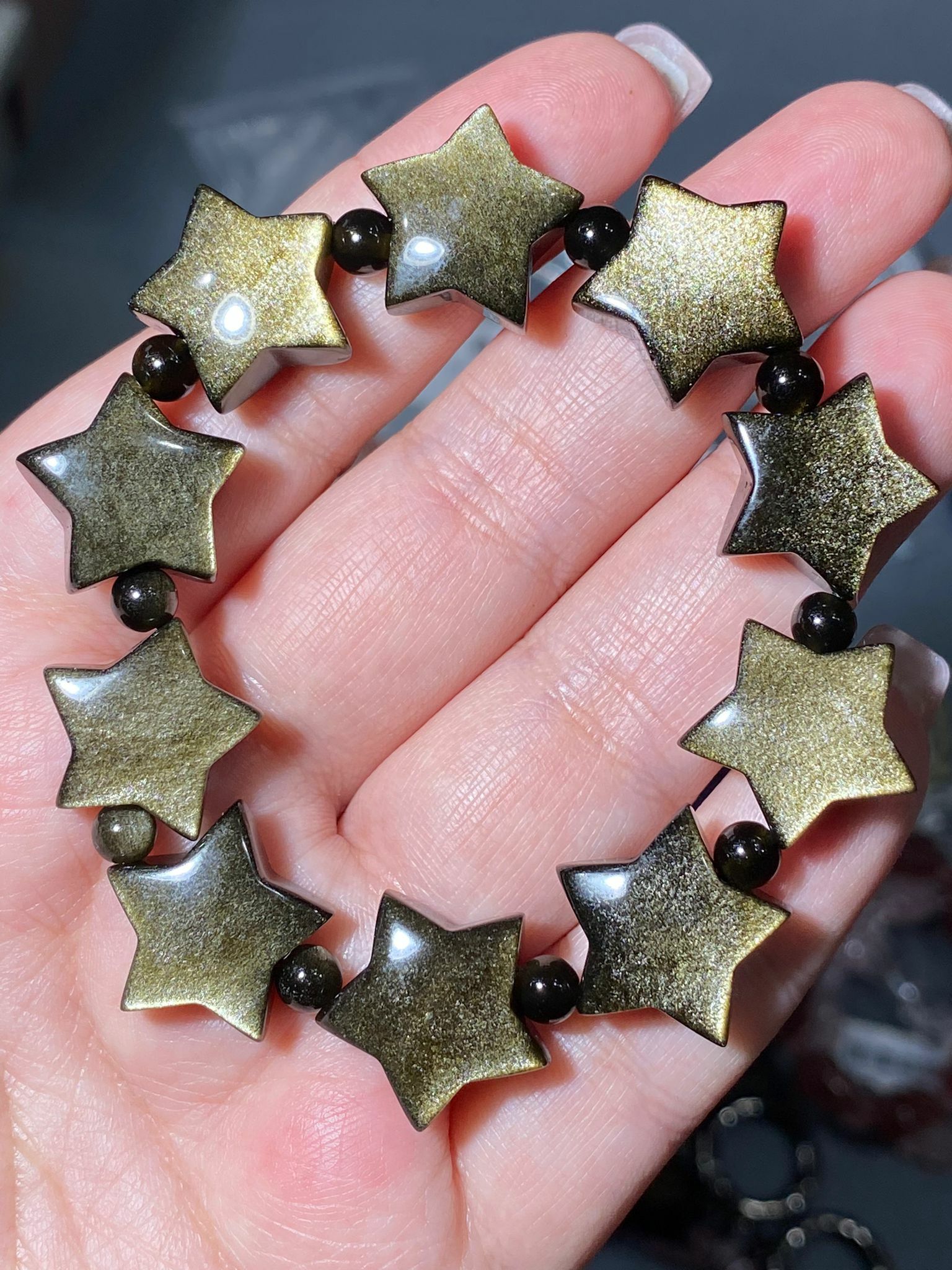 金曜石星星手串