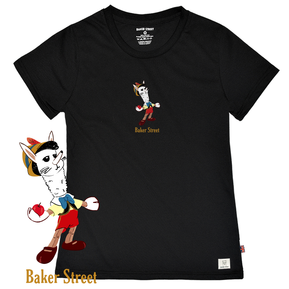 Pinocpaca 木偶駝 女版短T