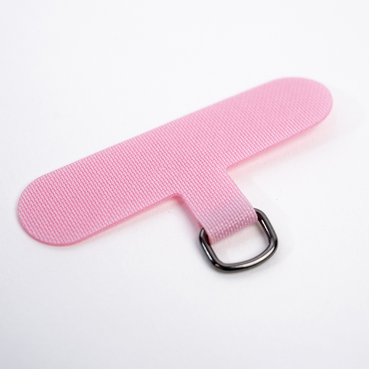 手機掛繩夾片 - (糖果粉墊片)