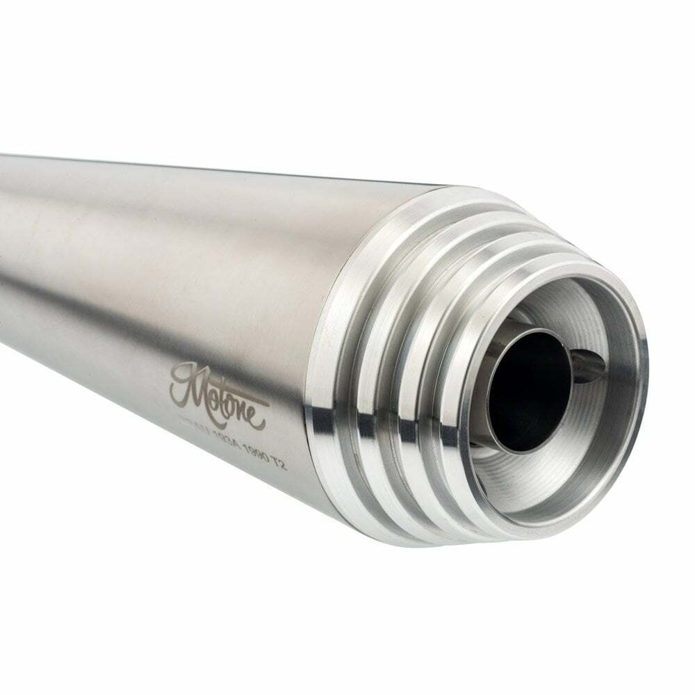 Motone Bobber / Speedmaster 專用 排氣管 土星 髮絲銀