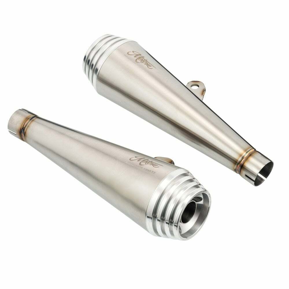 Motone Street Twin 900專用 排氣管 土星 - 髮絲銀