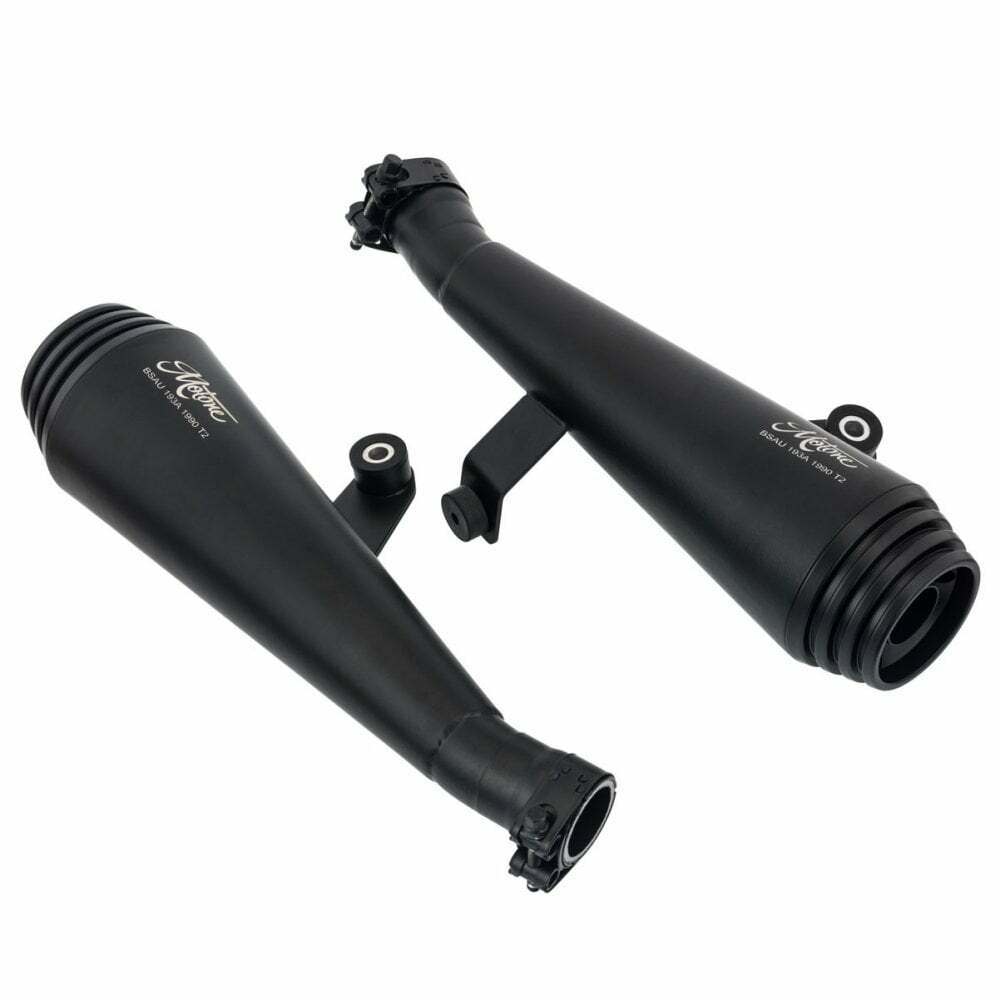 Motone Saturn V - Exhaust System - T120/T100 - Black