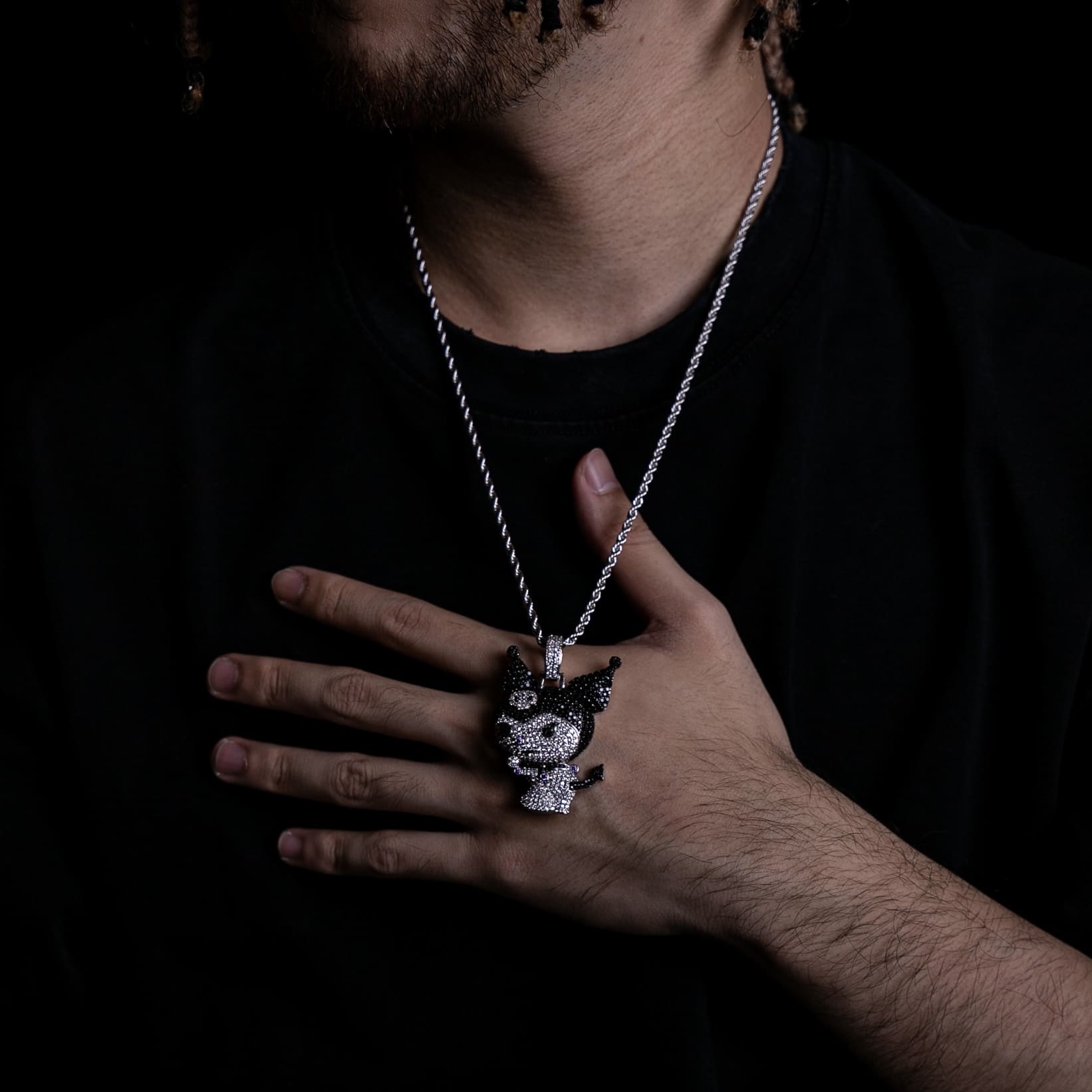 翻玩滿鑲庫洛米墜飾