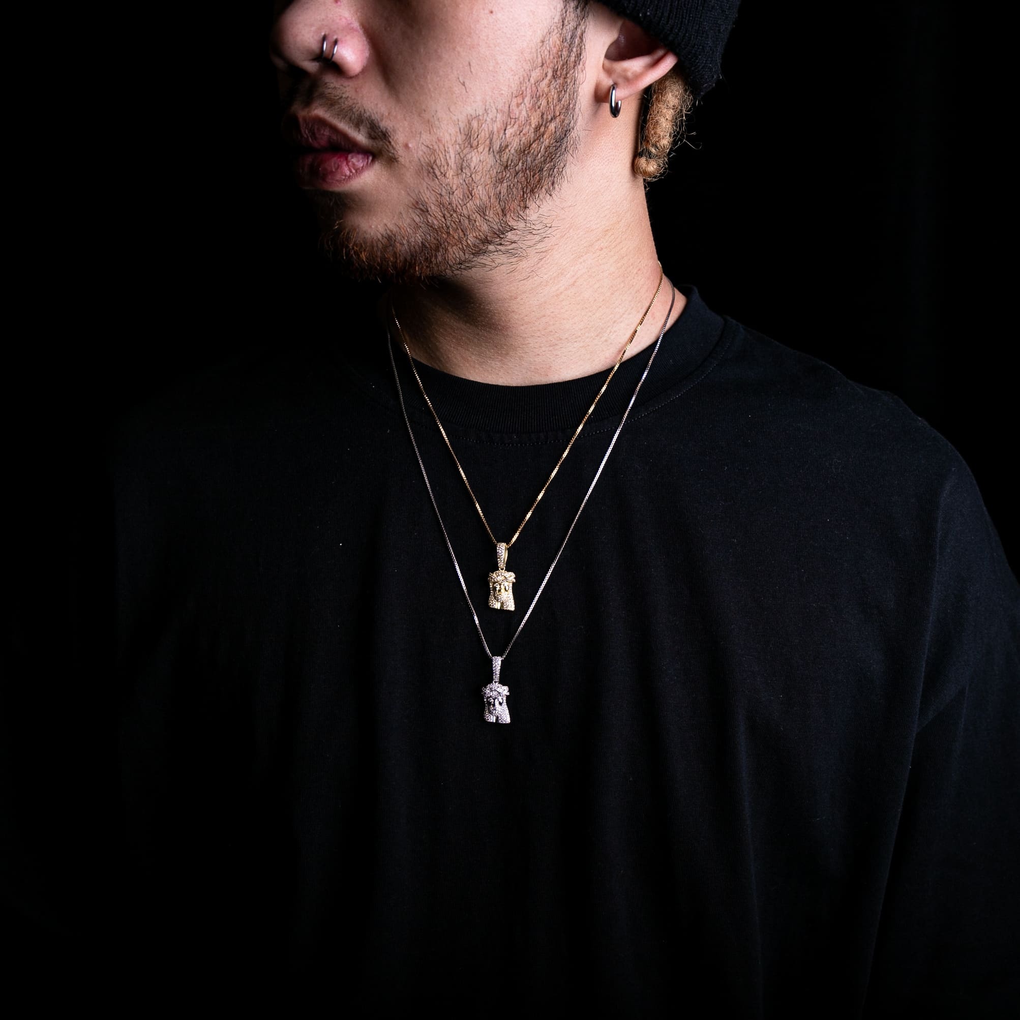 925純銀迷你耶穌墜飾