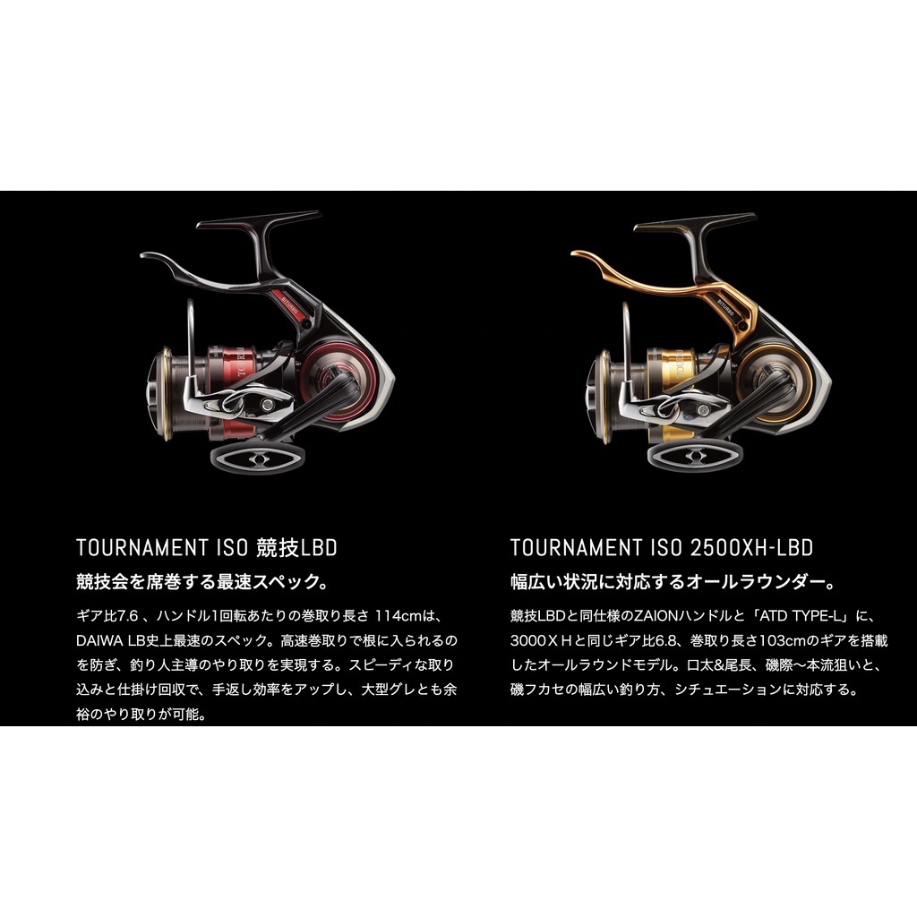 Daiwa 手煞車捲線器22年TOURNAMENT ISO LBD 紅蟳紅蟳競技手