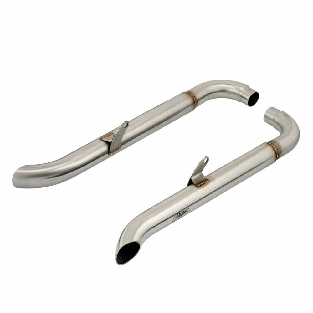 Motone 水冷 Street Twin專用 排氣管 切口 髮絲銀