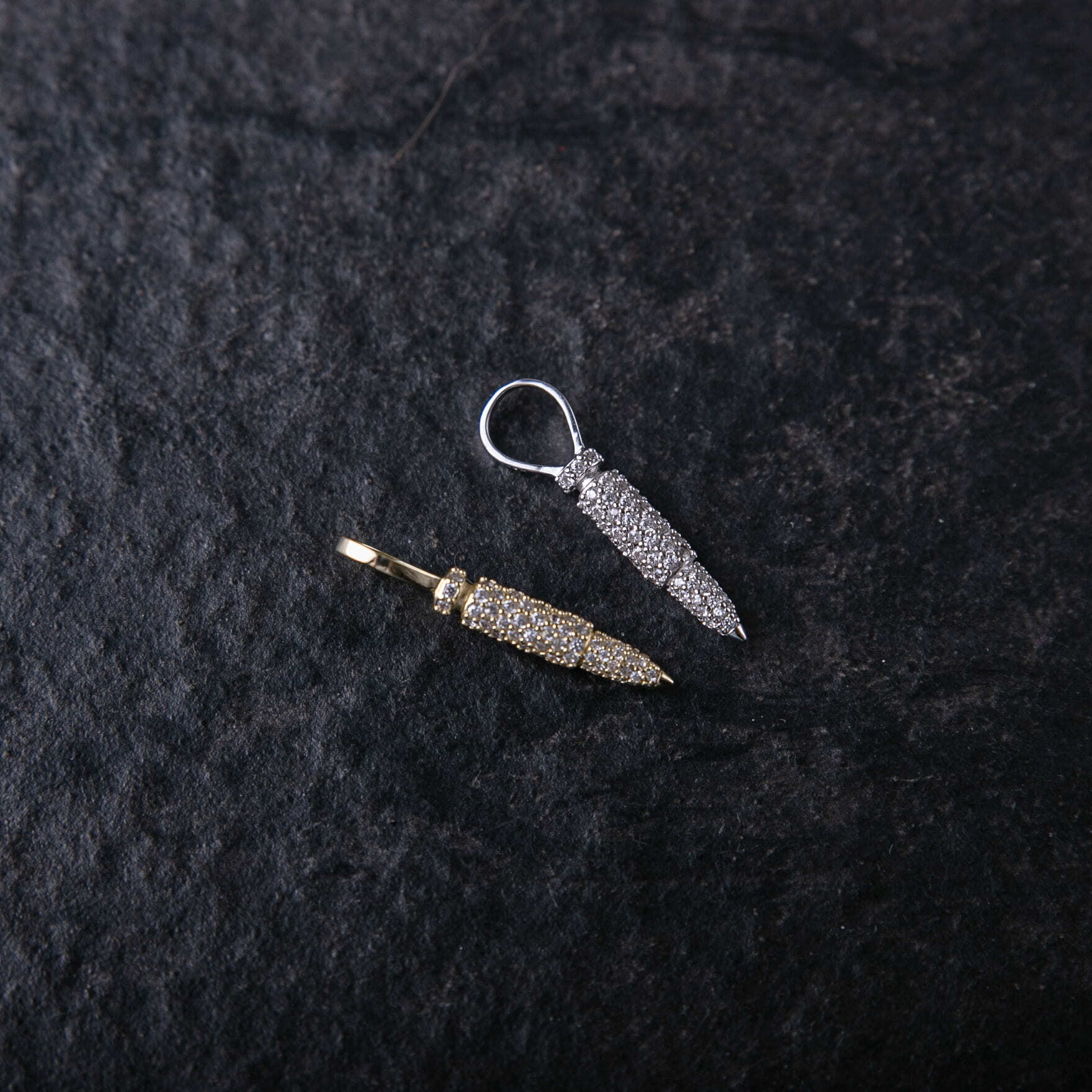 925純銀子彈墜飾