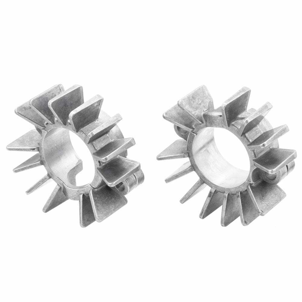 Motone 水冷凱旋專用 排氣管壓蓋 鰭片 噴砂銀