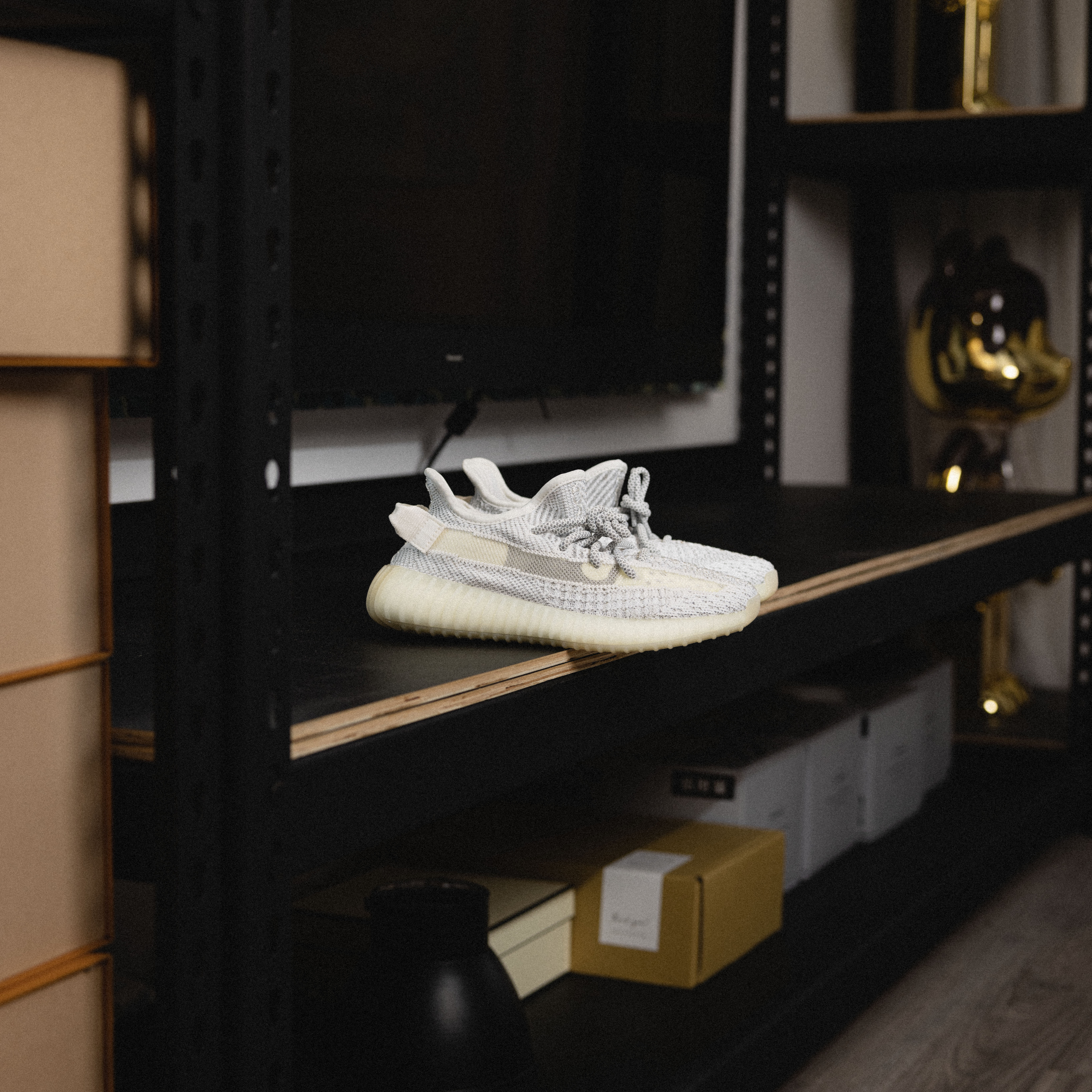 -(A9b)-ADIDAS YEEZY BOOST 350 V2 "STATIC REFLECTIVE" 全反光 - EF2367