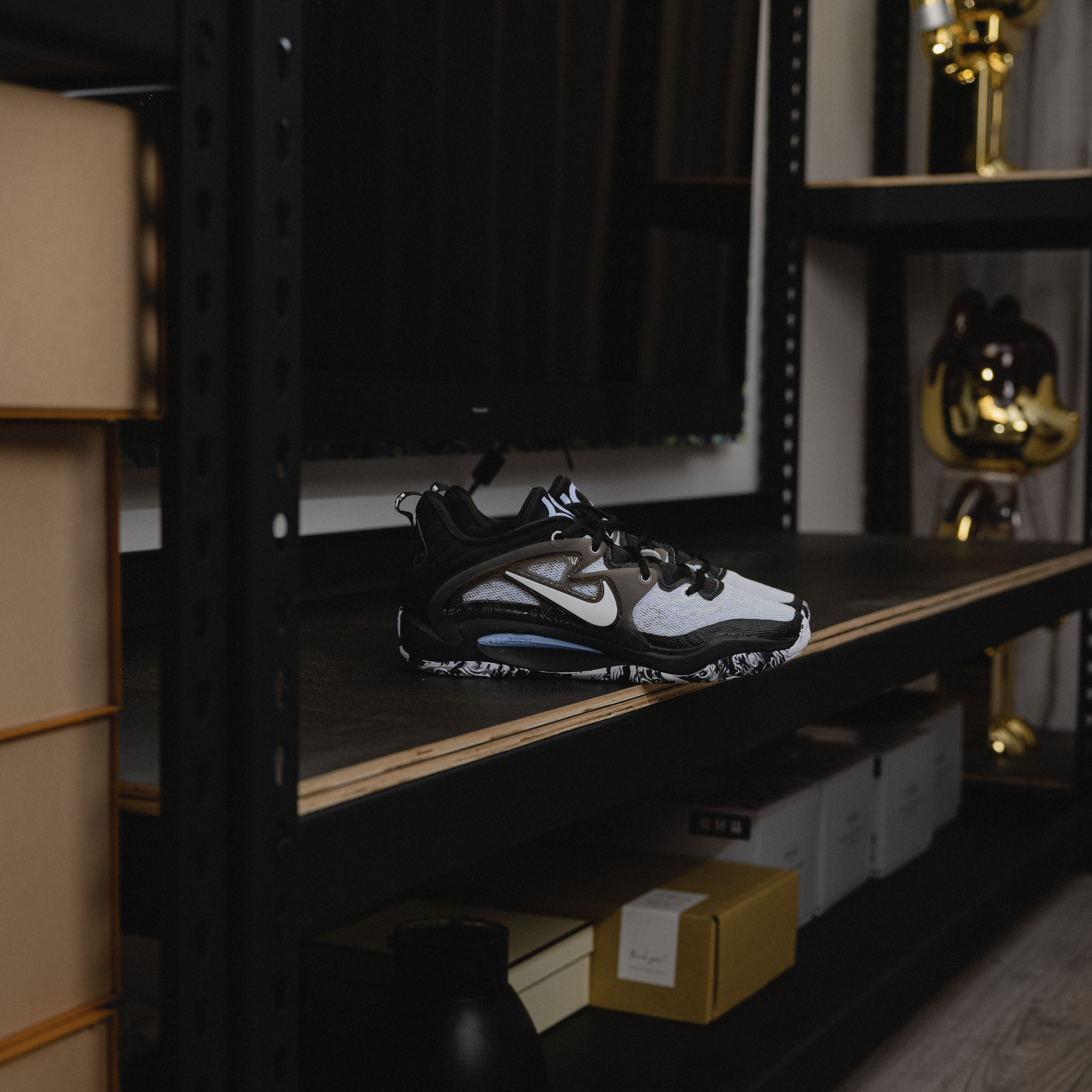 -(E11c)-NIKE KD 15 EP "BLACK ROYAL TINT" 耐磨 低筒籃球鞋-DM1054 101