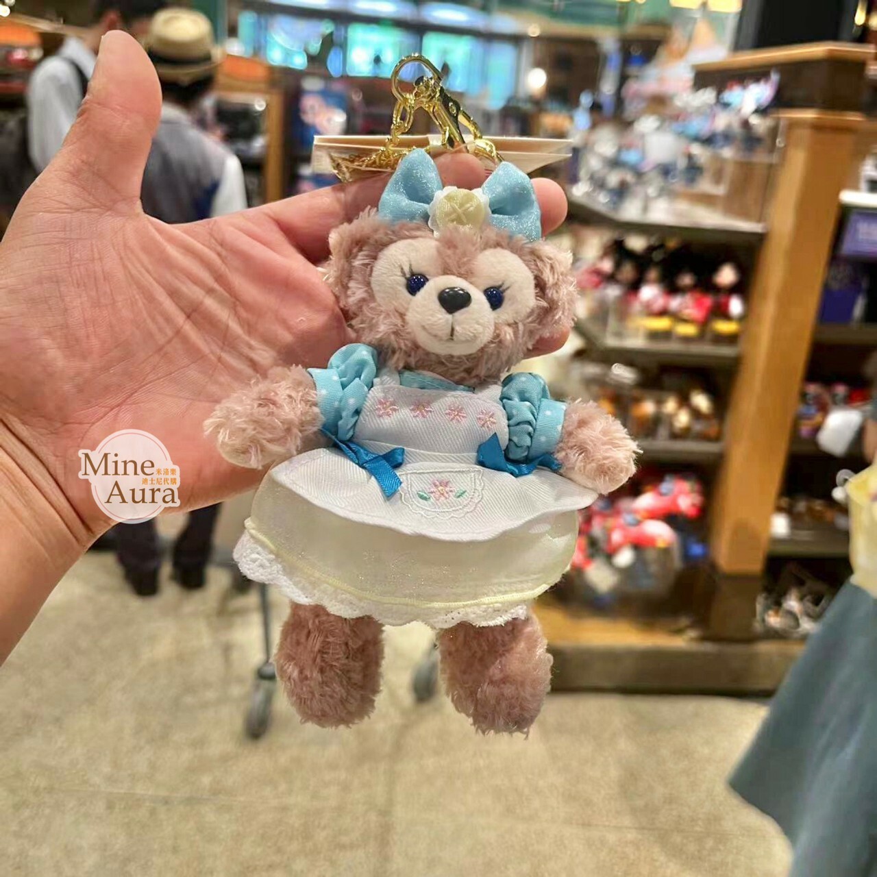 (現貨) 夏日泡泡趴 達菲 Duffy 和朋友們系列 雪莉玫 ShellieMay 鑰匙圈 吊飾 -上海迪士尼樂園