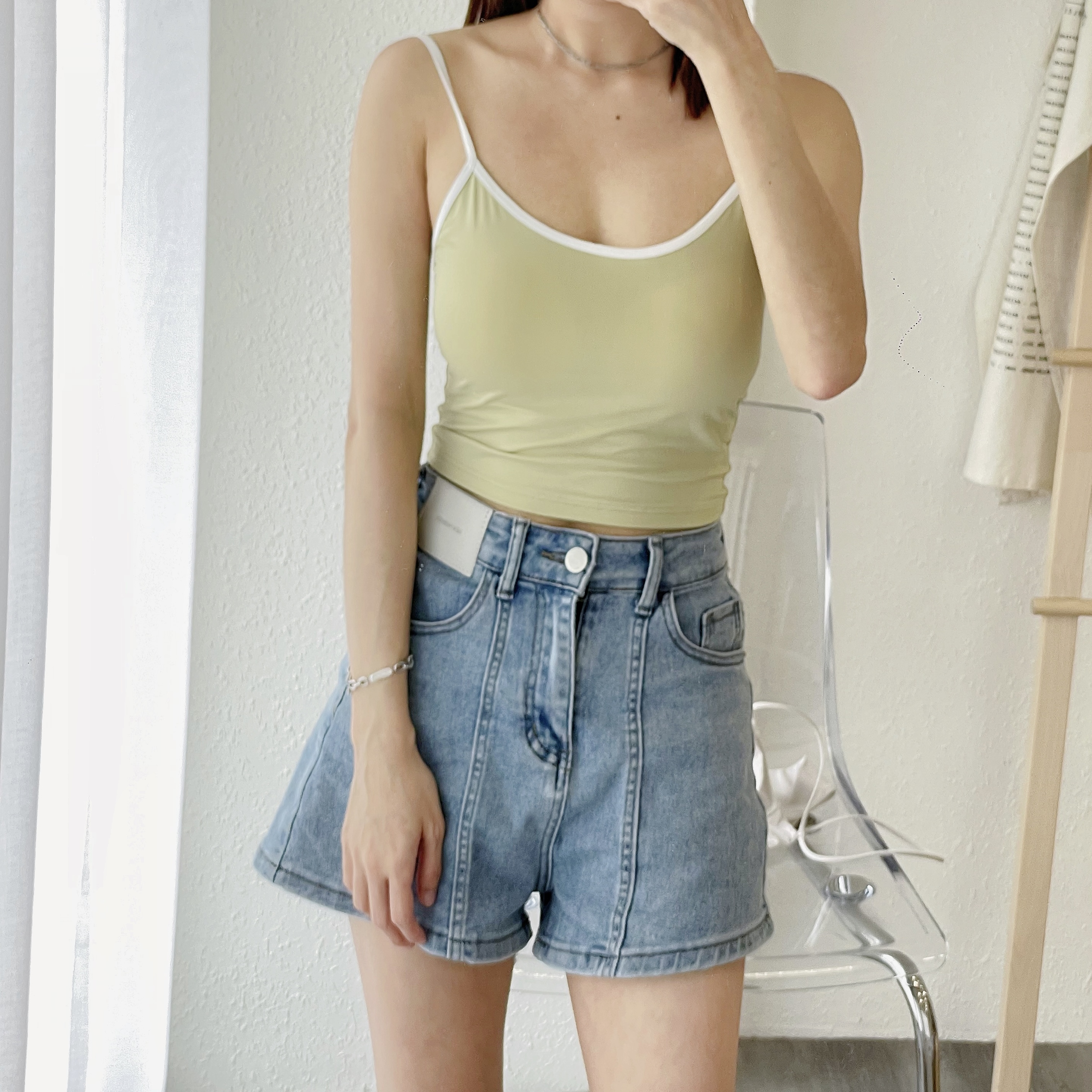 拼色邊冰絲涼感color內衣(2色)