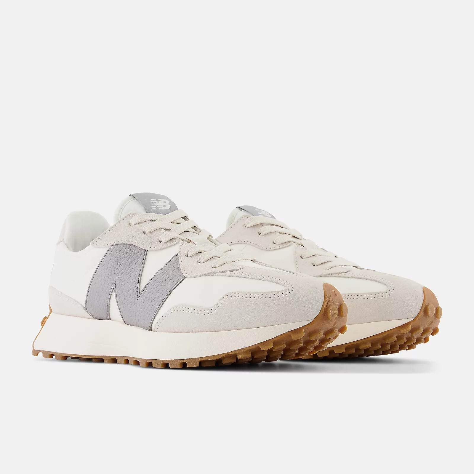 預訂】New Balance 327 米白拼灰皮N字-UNISEX