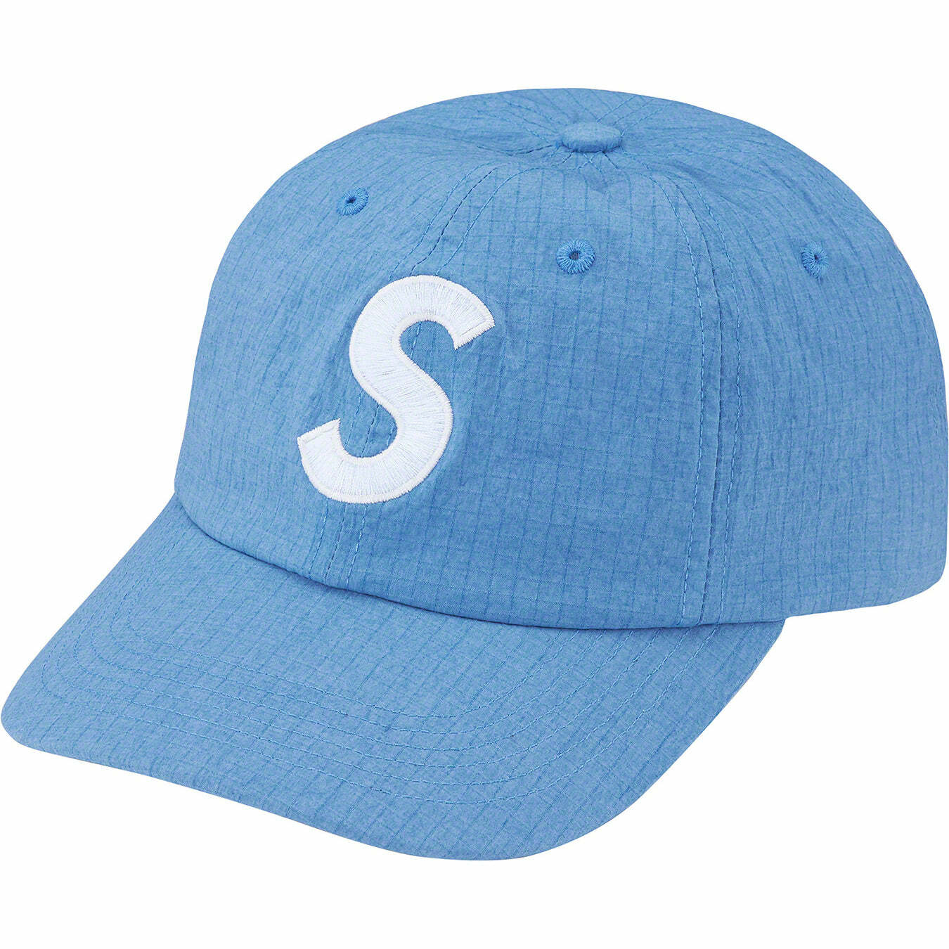 Supreme Cordura Ripstop S Logo 6 Panel - BLUE