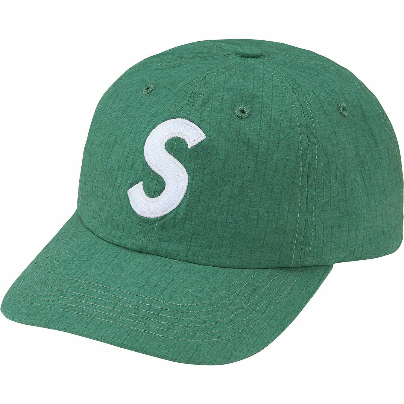 Supreme Cordura Ripstop S Logo 6 Panel - GREEN