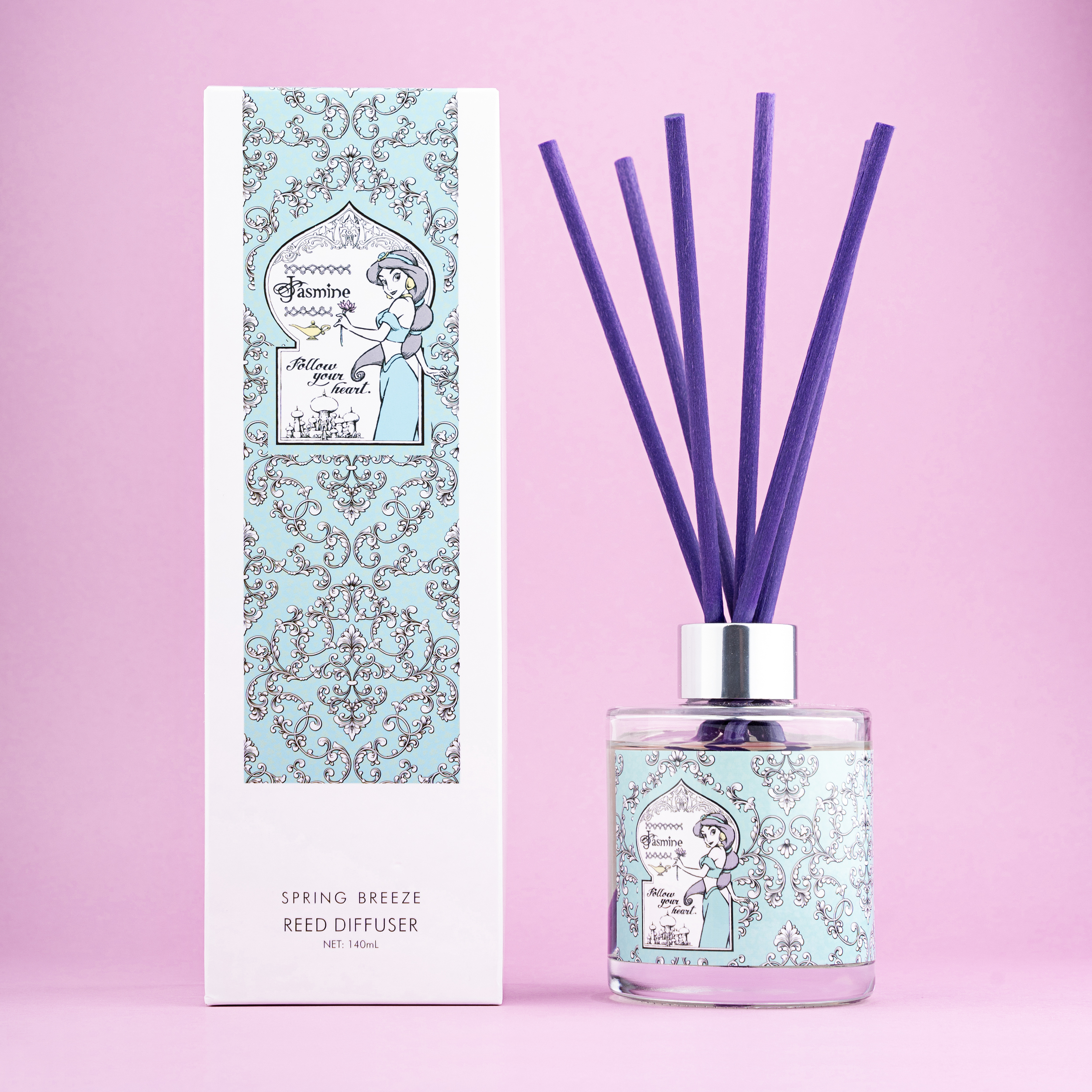 Disney 復古版茉莉公主室內香薰棒套裝 140ml