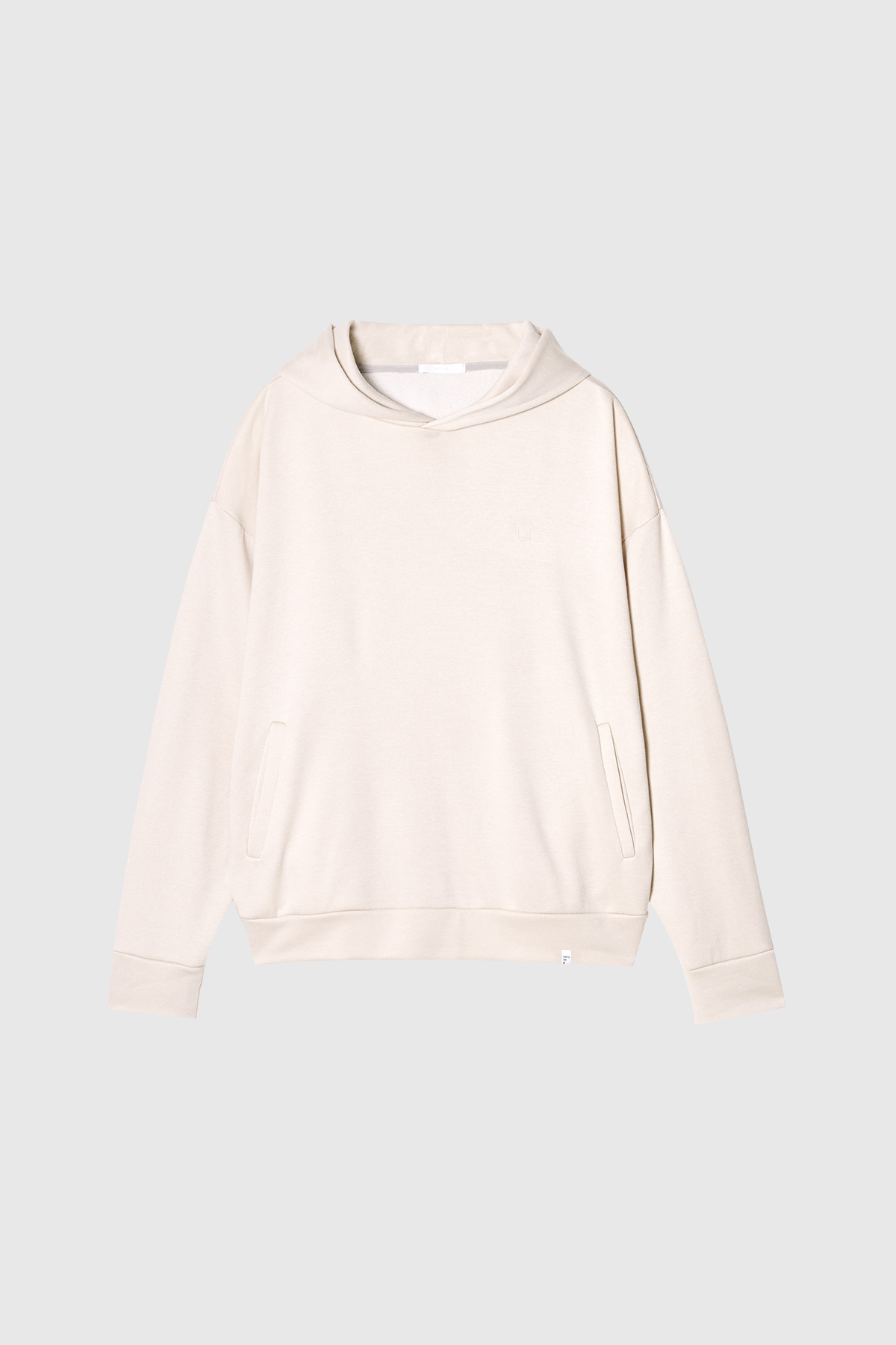 LAZEE 魚鱗布帽T UNISEX（燕麥）