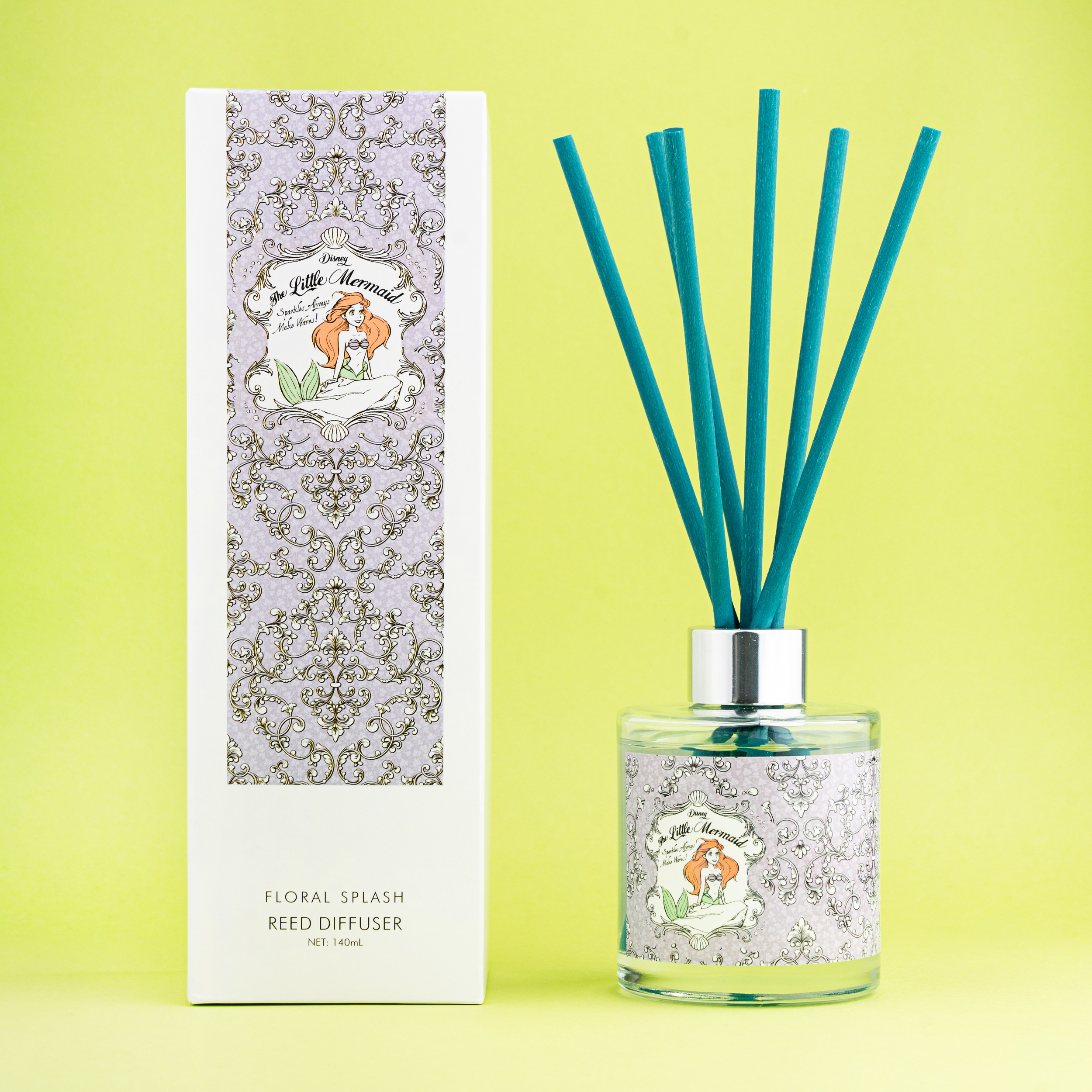 Disney 復古版小魚仙室內香薰棒套裝 140ml