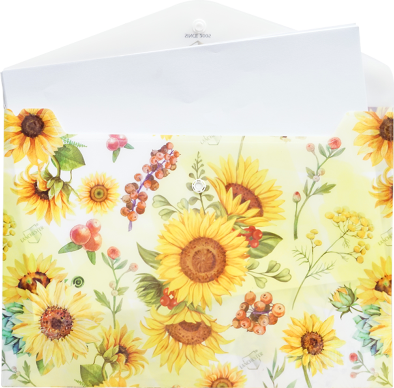 【花語系列】【永恆的愛】向日葵文件夾 24*33cm (可放A4大小)(文具) (資料夾)