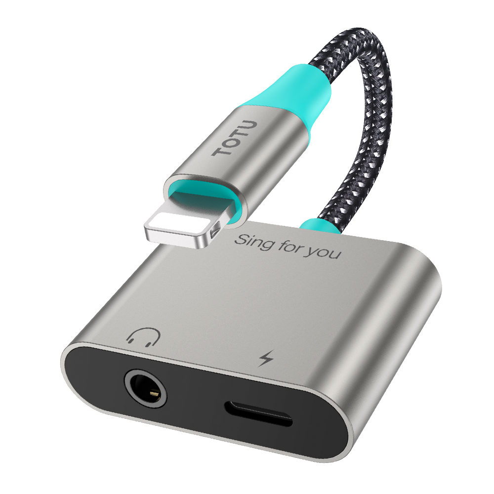 TOTU 拓途 Lightning轉接頭轉接線音頻轉接器 3.5mm 充電聽歌線控通話 AD-2系列