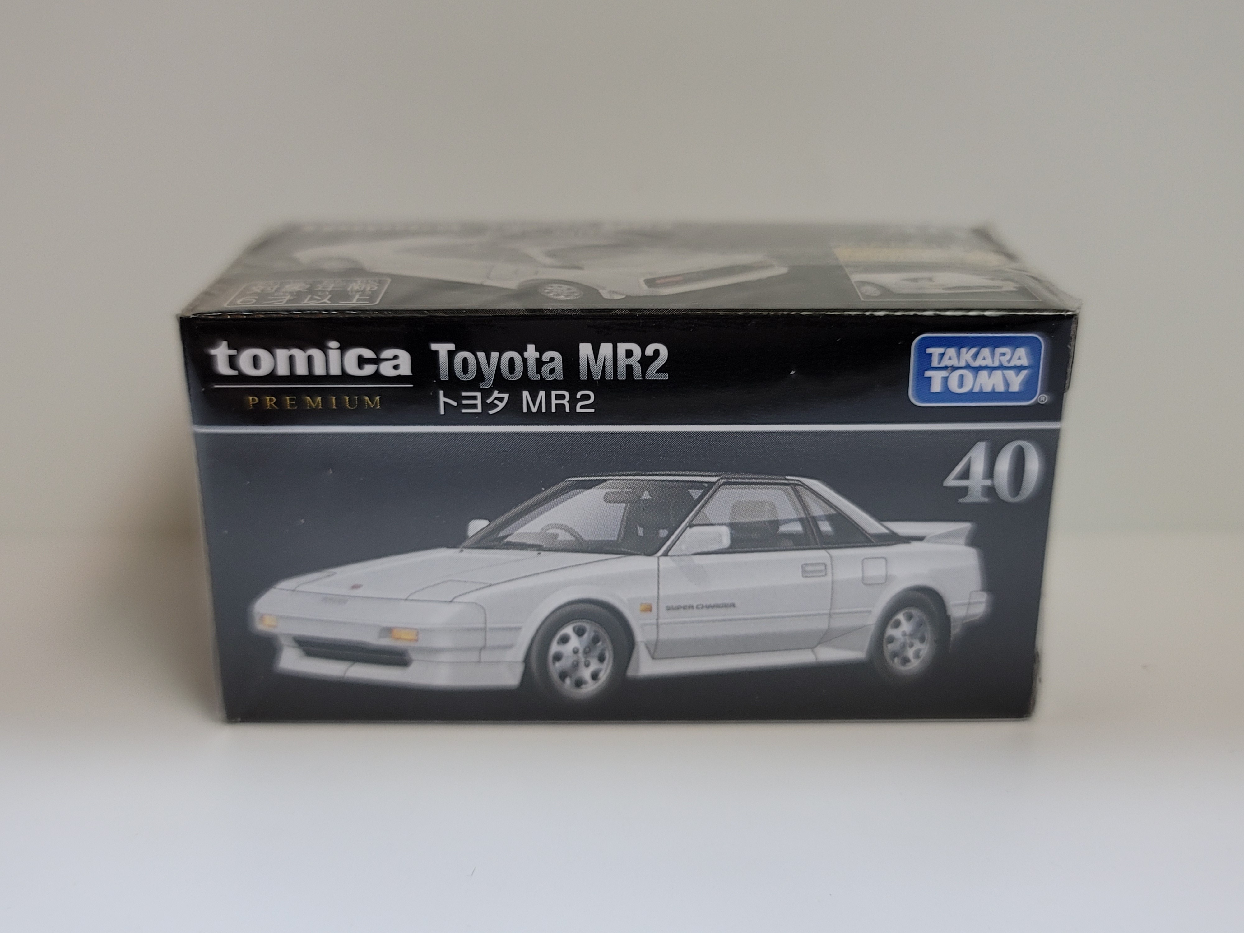 Voiture Miniature Tomica Premium – Toyota MR2 – Diecast, Boîte Non Ouverte – édition 2023