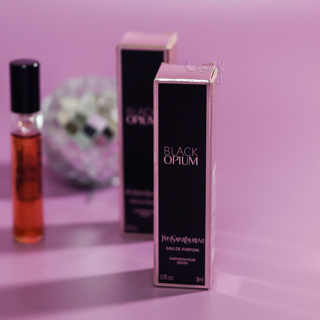 YSL 聖羅蘭黑鴉片Black Opium 女性淡香精3mL 可噴式試管香水Q香