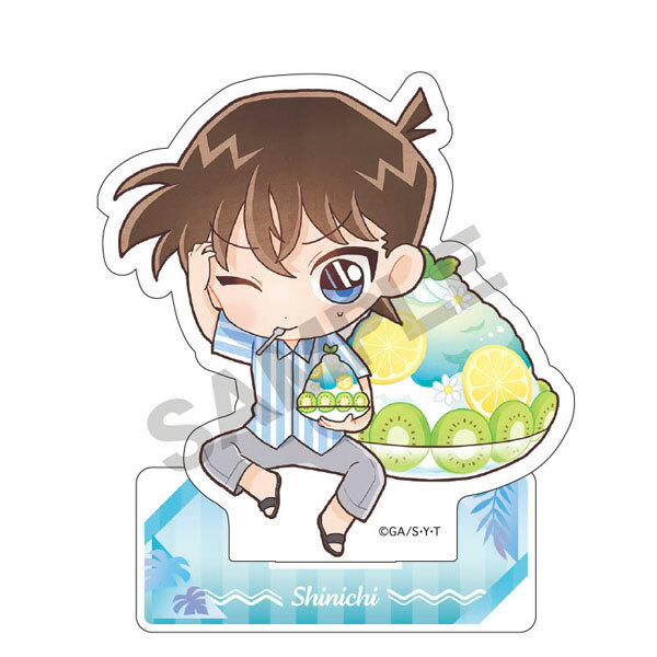 名偵探柯南-日版壓克力立牌-工藤新一 夏日冰品甜點ver.
