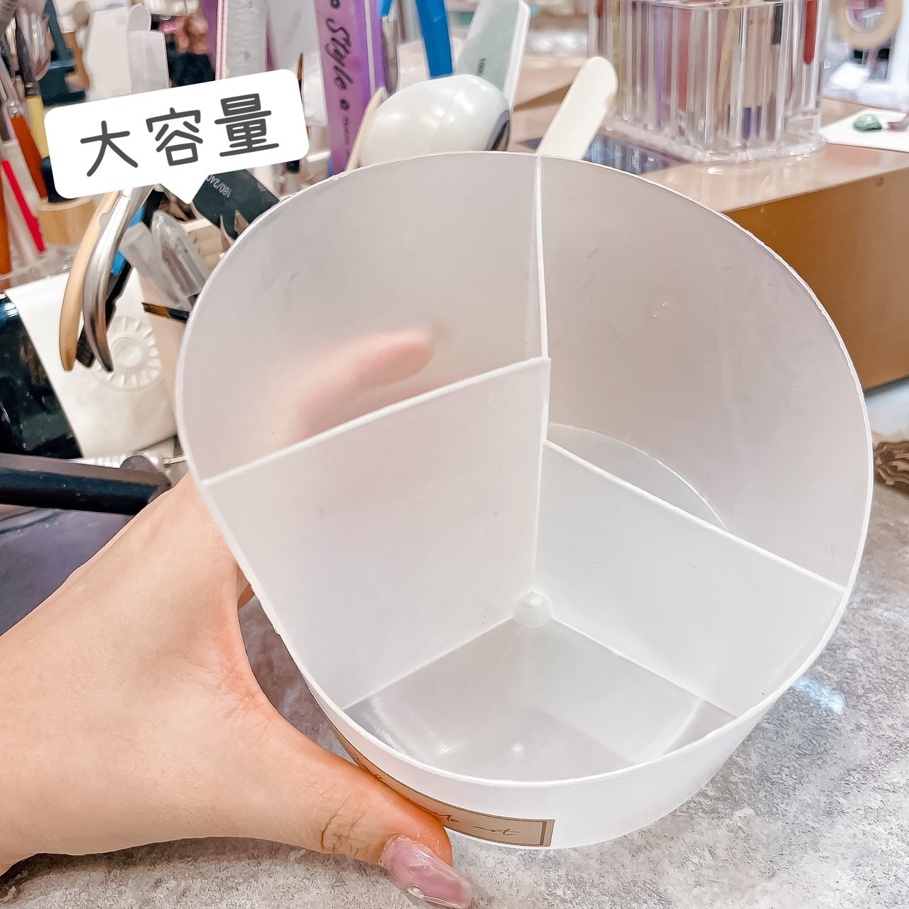 【收納小物】360°大容量筆筒