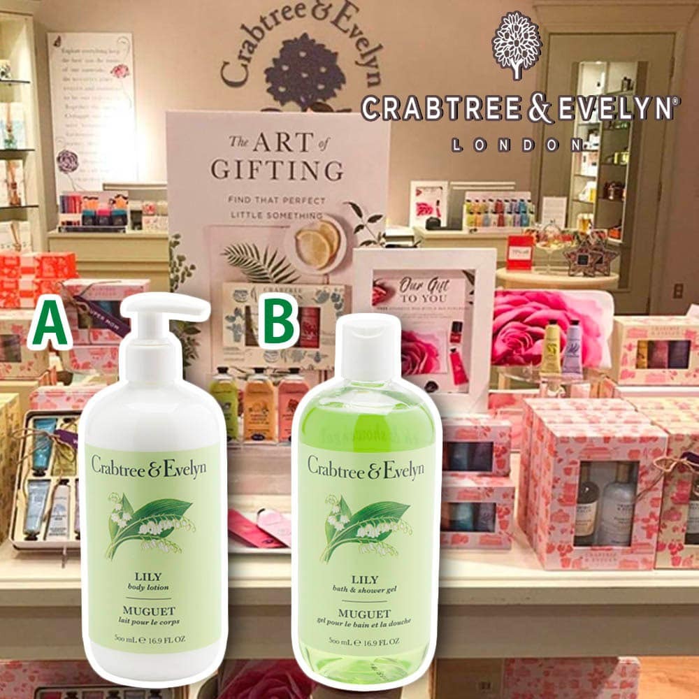 【預購】Crabtree n Evelyn Z21201 500ml 百合花味洗護系列