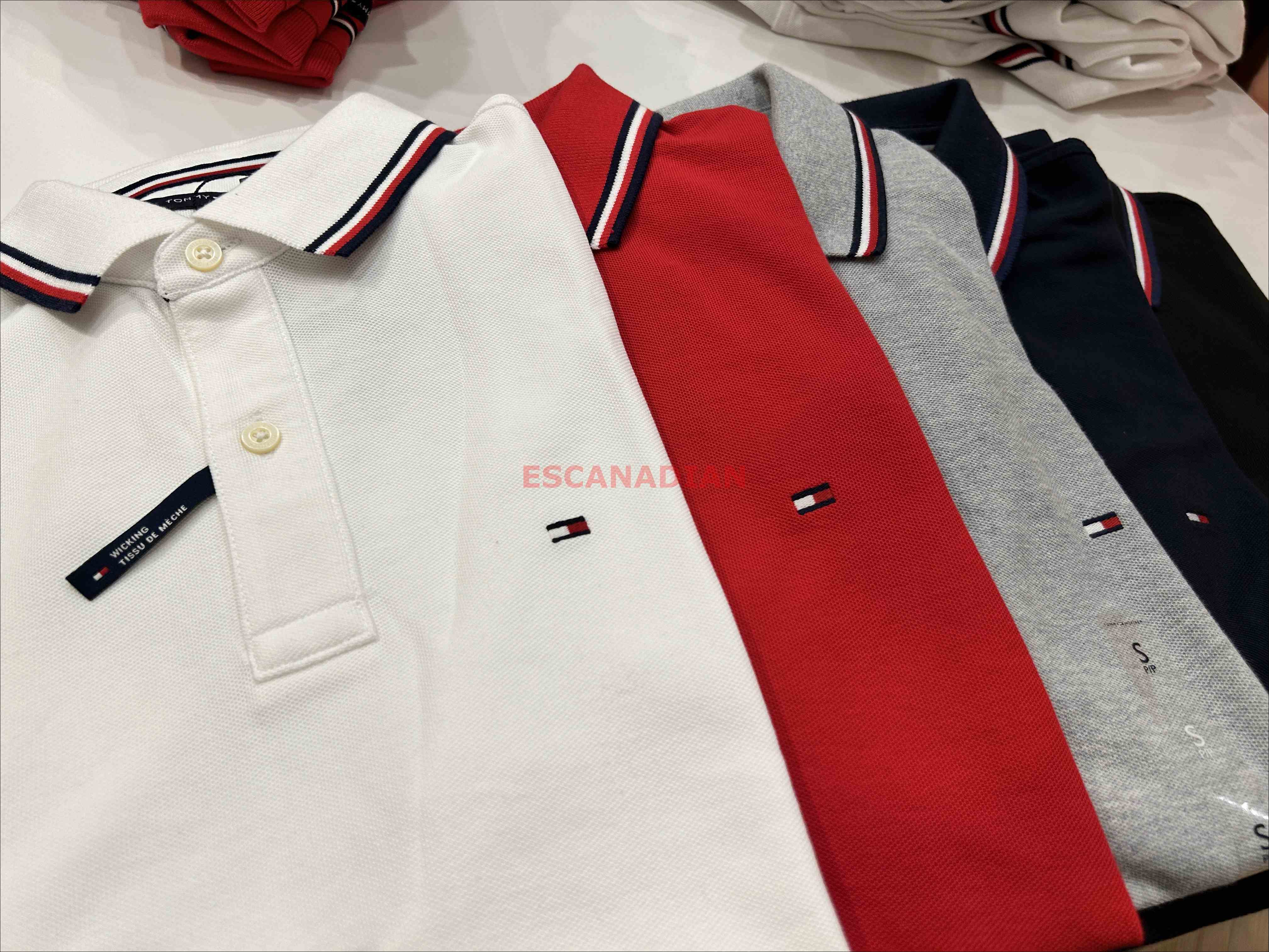 TOMMY 男大人 彈性快乾排汗抗UV 網眼材質 素面小LOGO POLO衫 (5色)