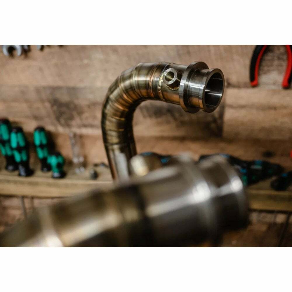 Motone 水冷凱旋 T100/T120 專用 全段排氣管 節燒