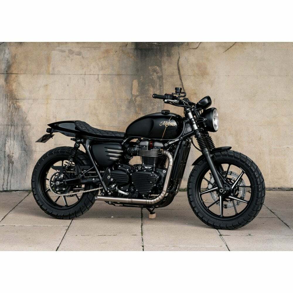 Motone 水冷凱旋 StreetTwin900/SpeedTwin900 專用 全段排氣管 鸚鵡螺